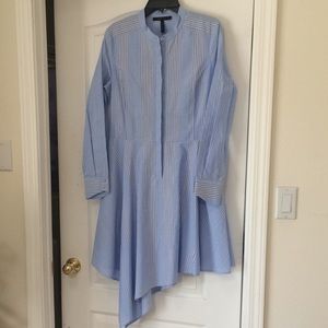 BCBGMaxAzria - Blue Asymmetrical Dress